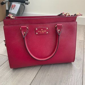 Kate Spade Wellesley Durham Bag - Red Plum